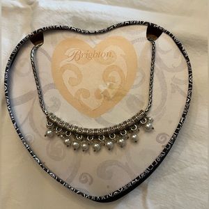 Brighton Dangling Pearl Bar Necklace